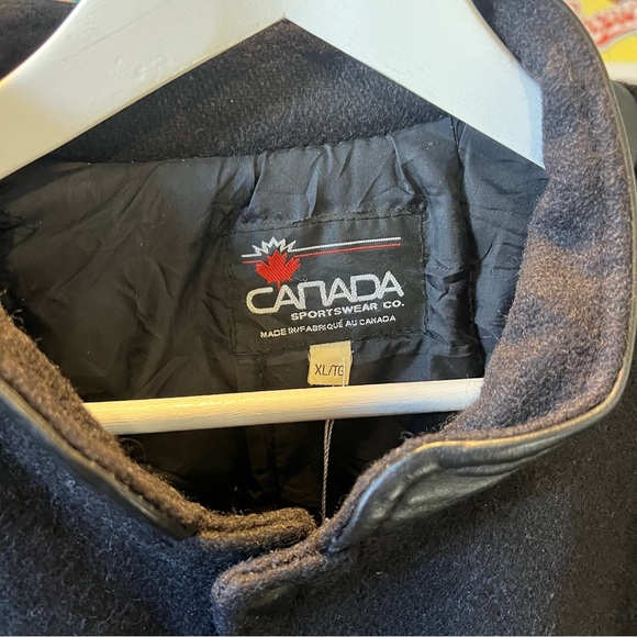 Wool and Leather Mazda Varsity Jacket - Picture 3 of 5